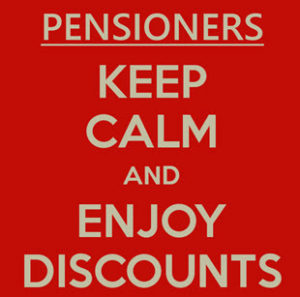 Discounts for pensioners on general living needs